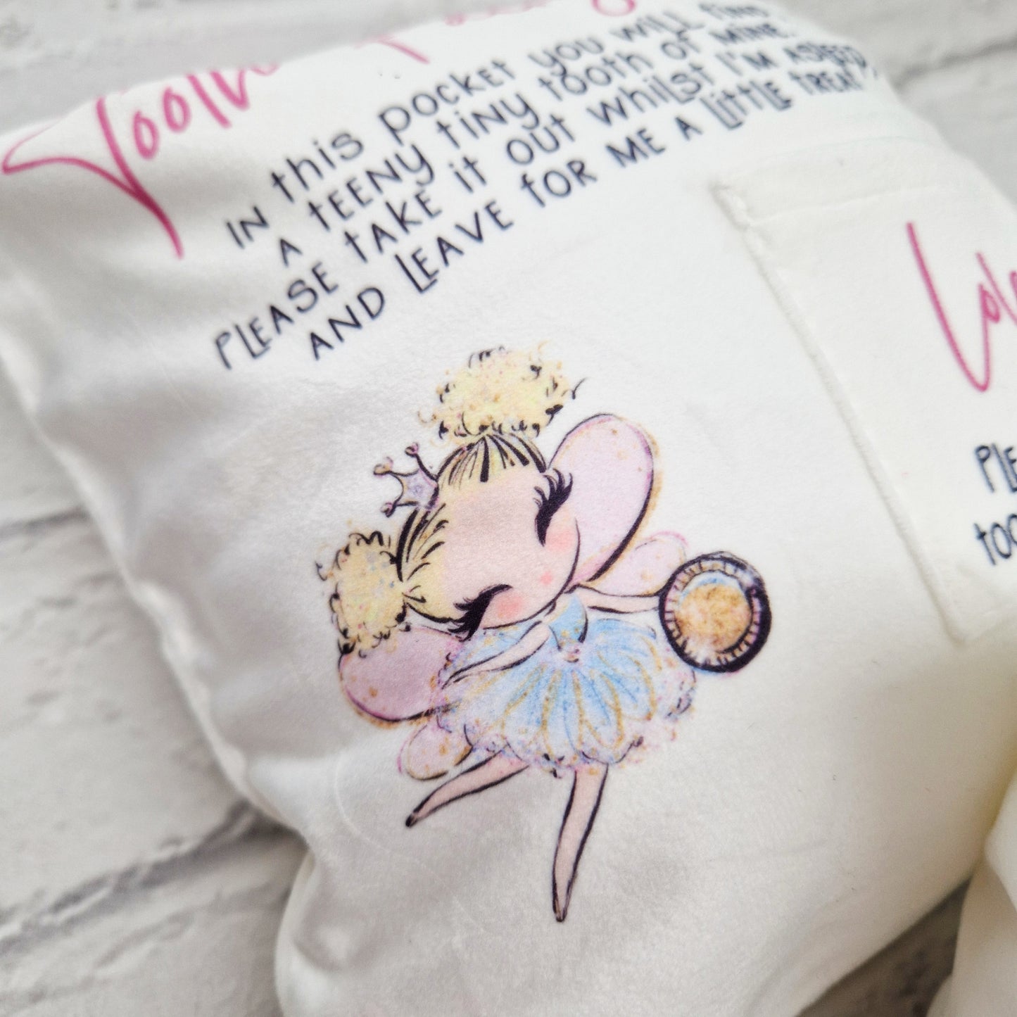 Tooth Fairy Cushion - Boy, Girl and Superhero Characters