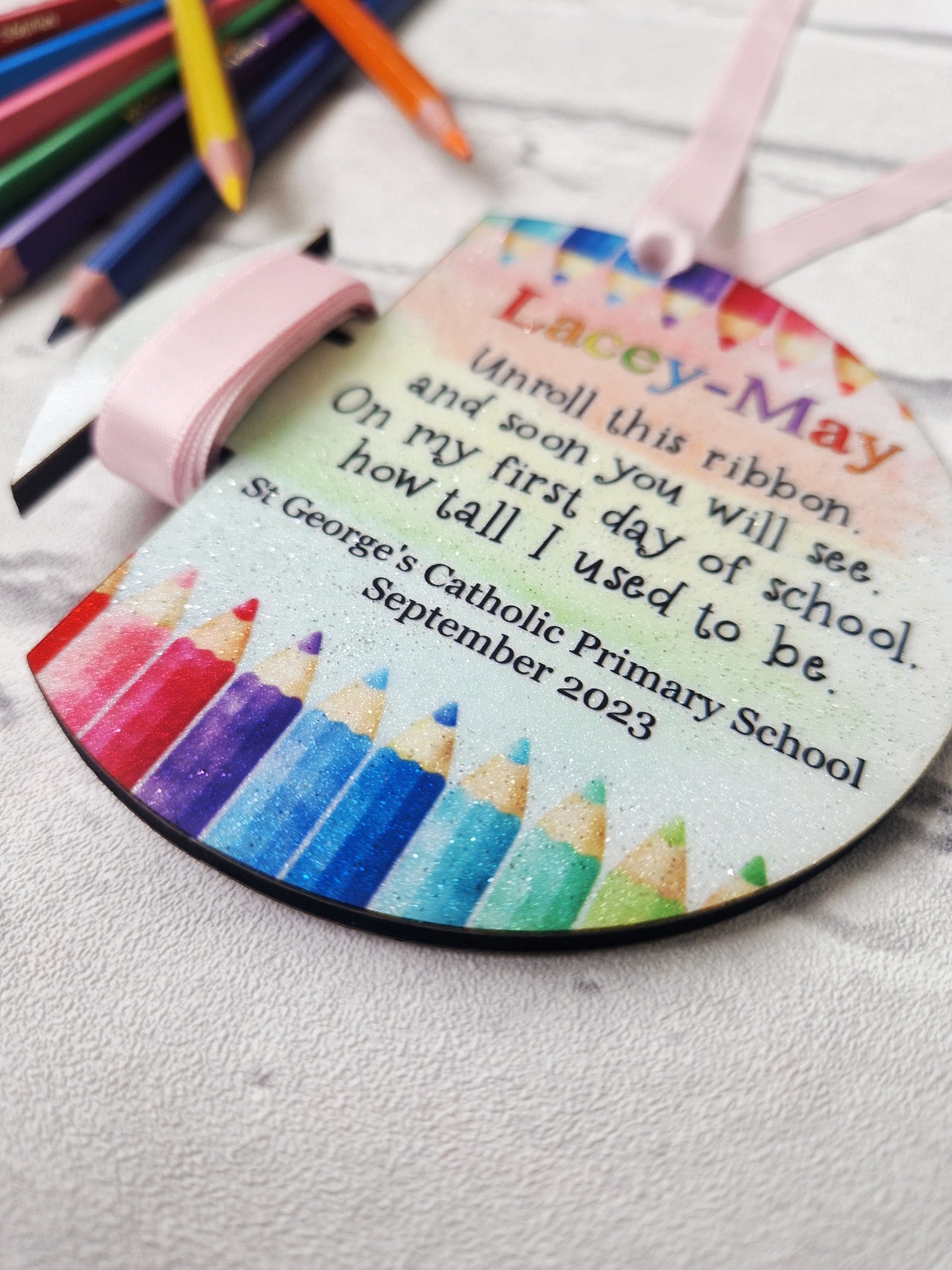 First Day of School Ribbon Keepsake