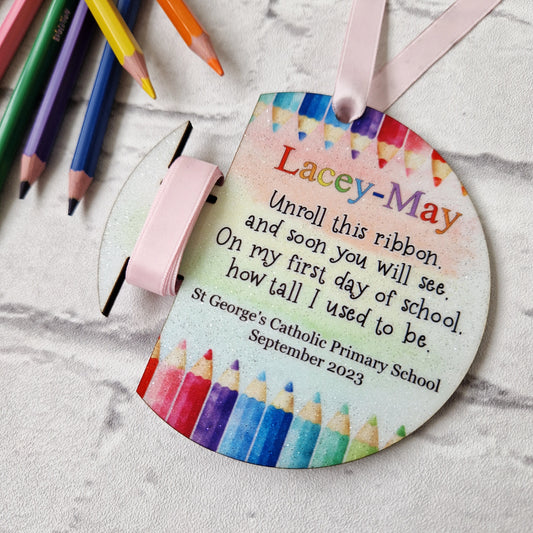 First Day of School Ribbon Keepsake