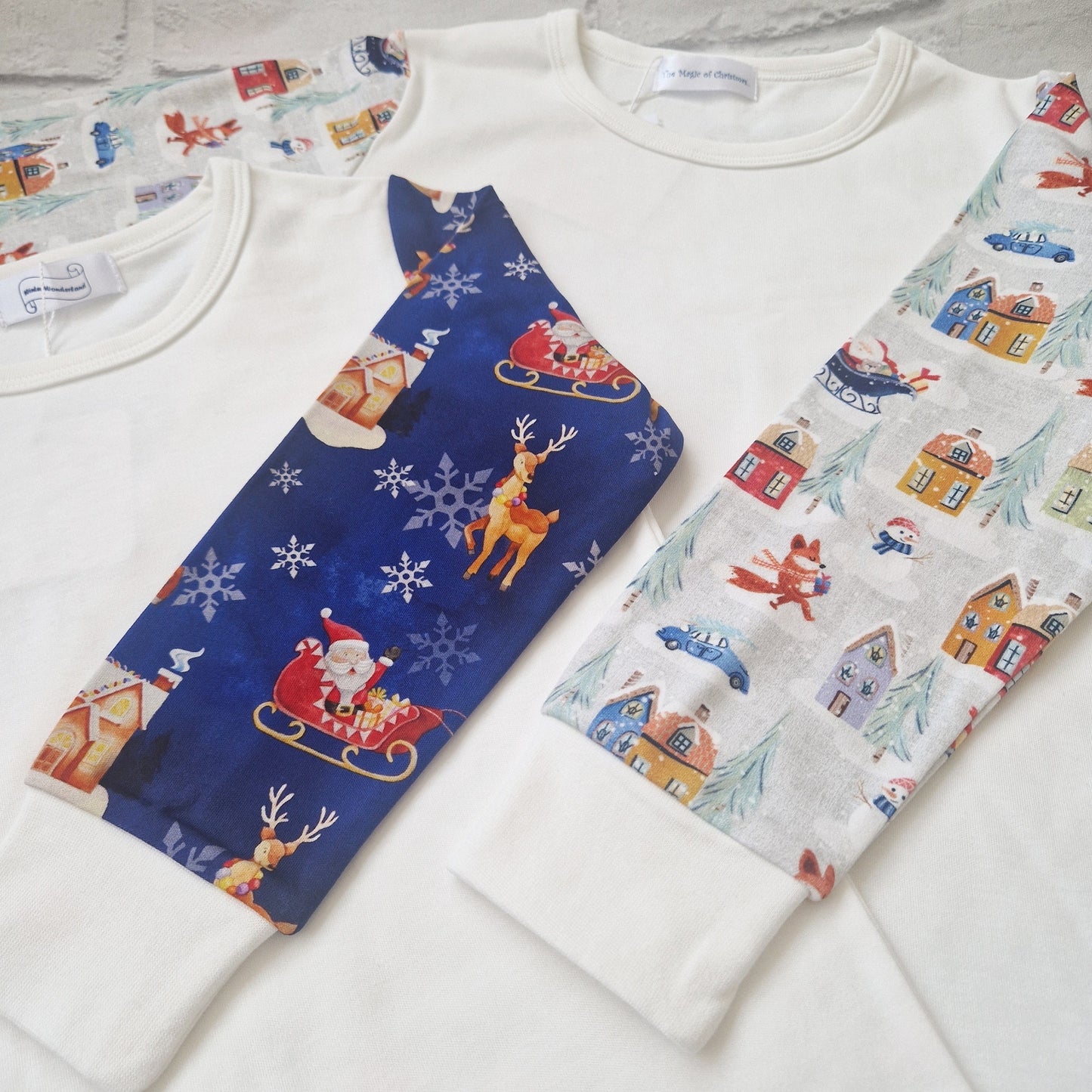 Santa and Sleigh Christmas Pyjamas