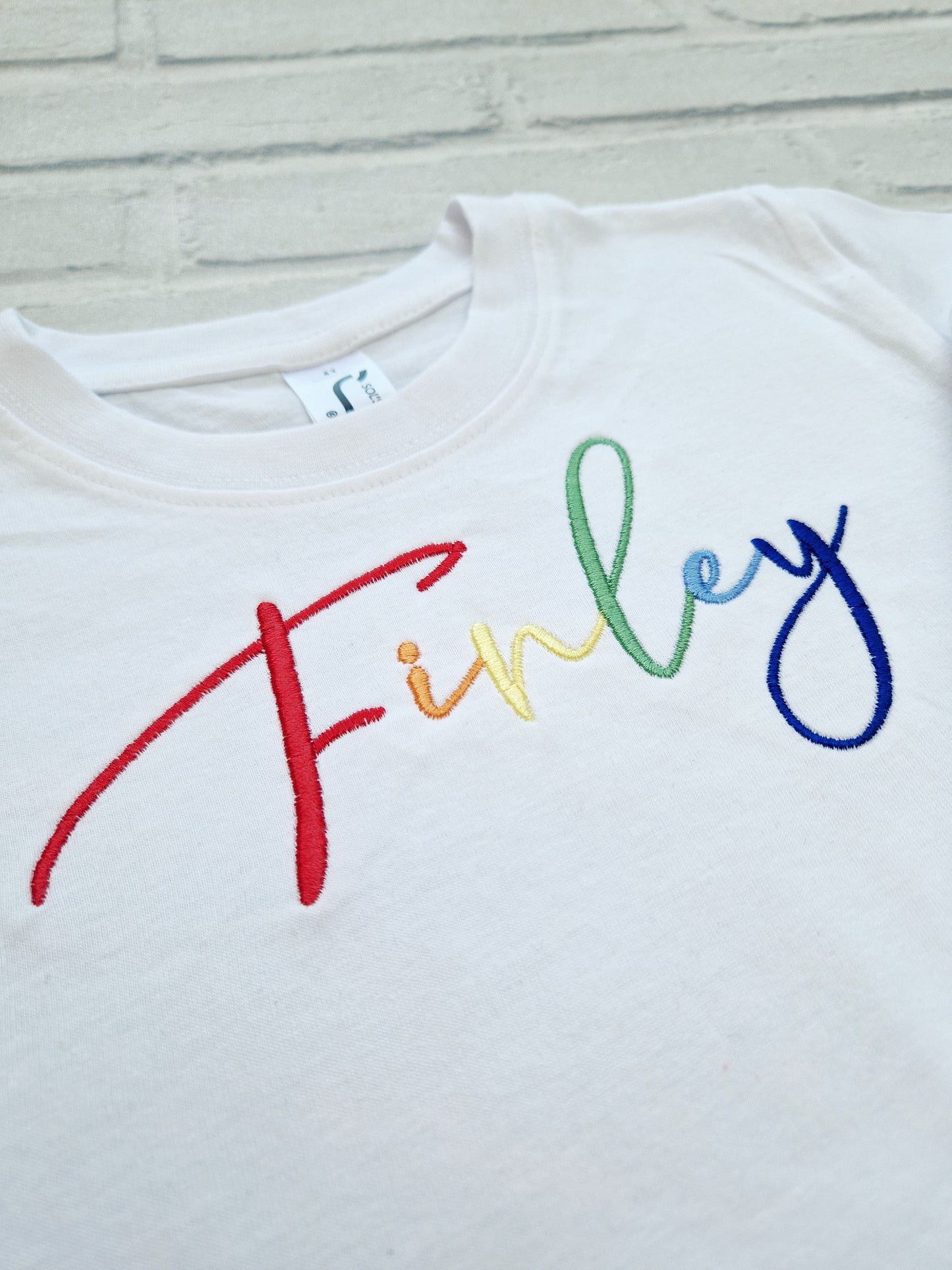 Coloured Name T-Shirt