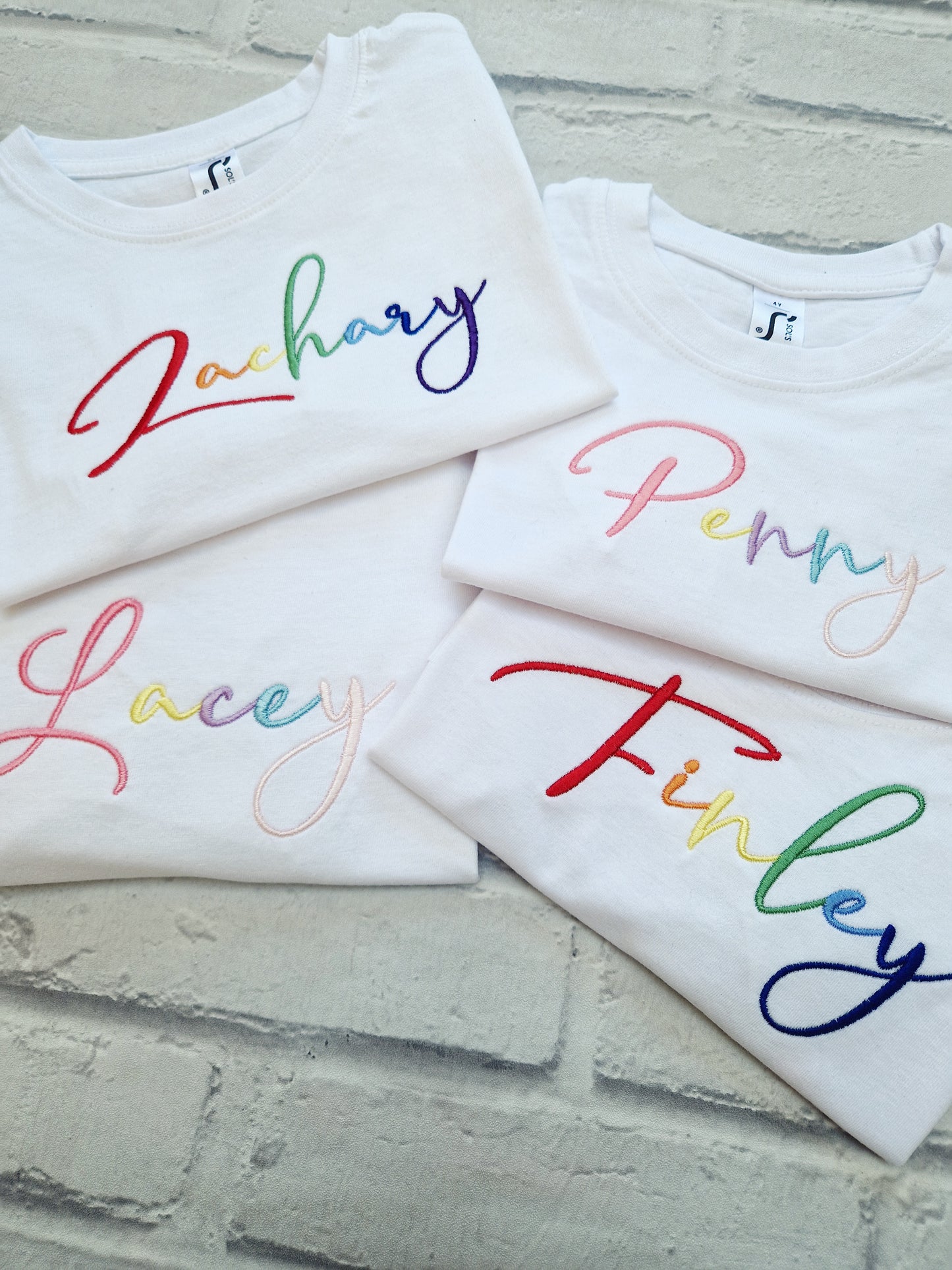 Coloured Name T-Shirt