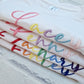 Coloured Name T-Shirt