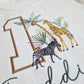 Personalised Safari Birthday T-Shirt