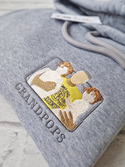 Portrait Photo Embroidered Hoodie