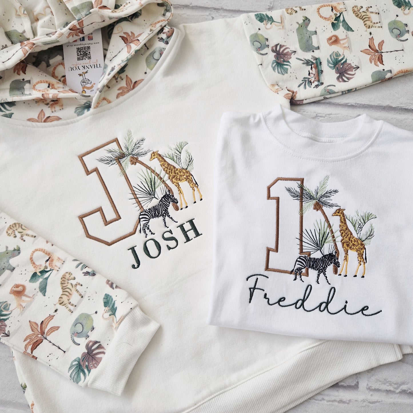 Personalised Safari Birthday T-Shirt