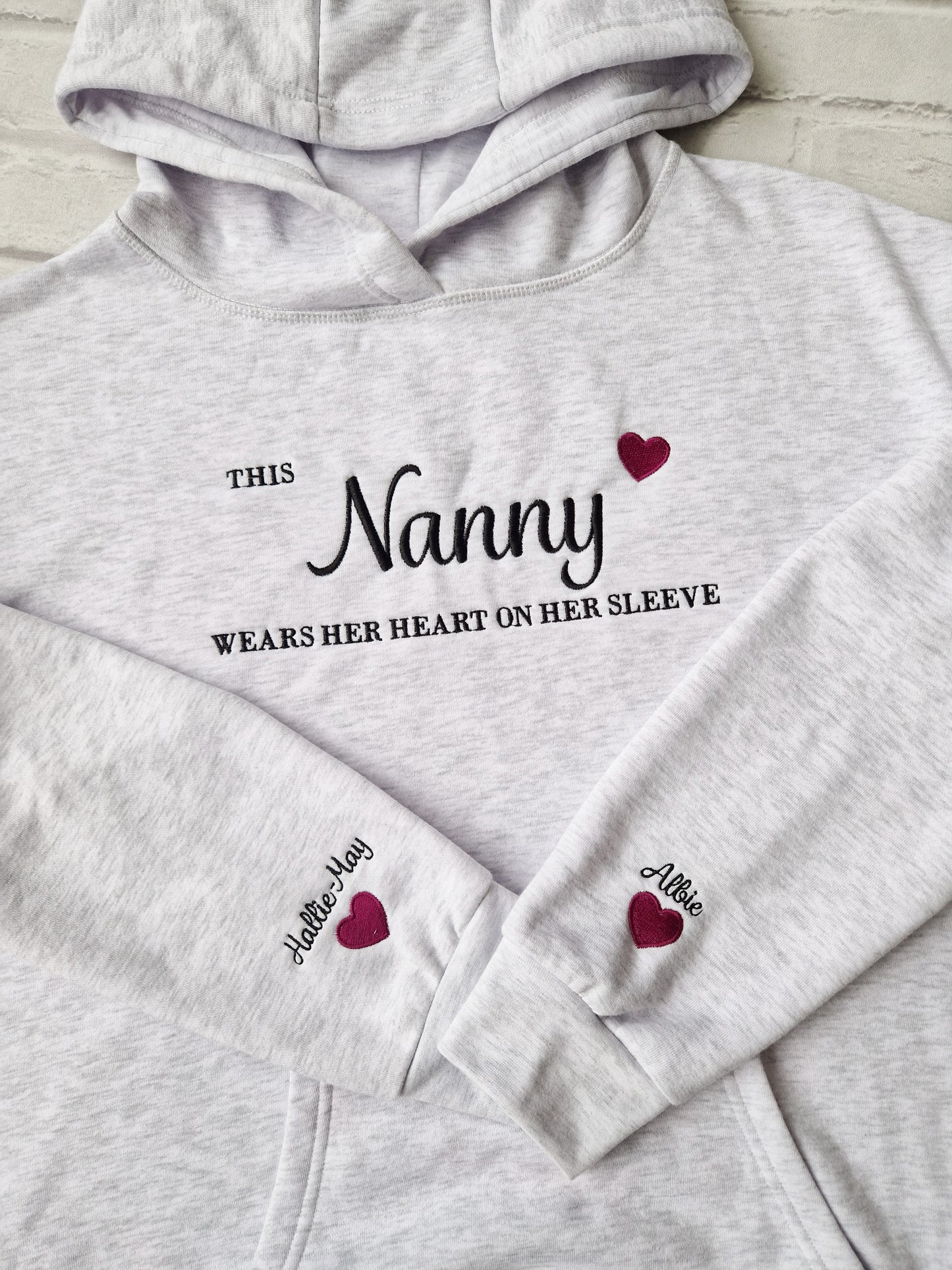 Wears her Heart on Her Sleeve Hoodie