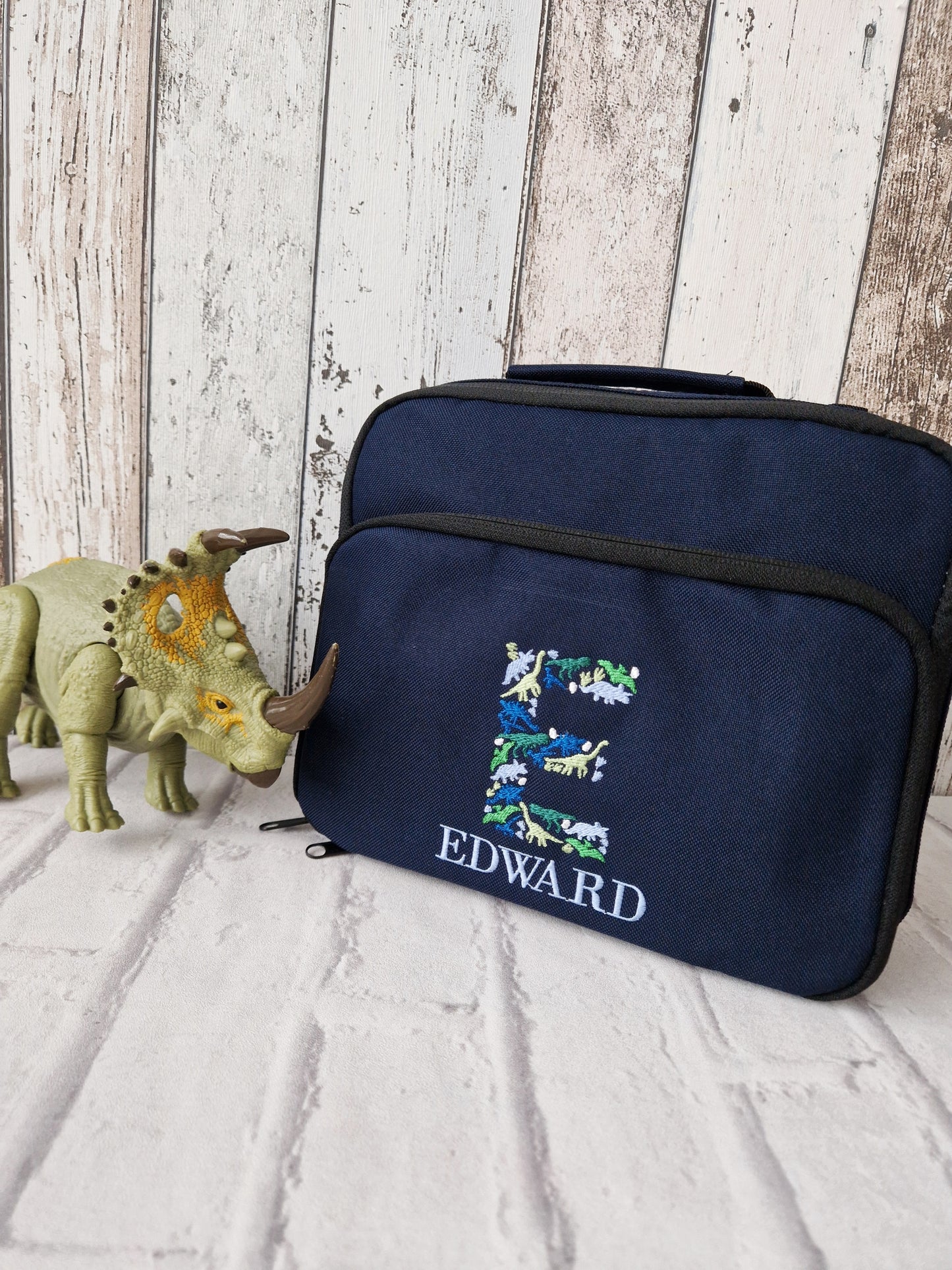 Dinosaur Initial Lunch Bag