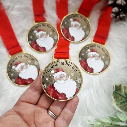 Santa Nice List Medal