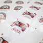 24 Personalised Christmas Stickers