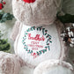 Embroidered First Christmas Large Soft Toy