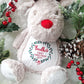 Embroidered First Christmas Large Soft Toy