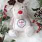 Embroidered First Christmas Large Soft Toy