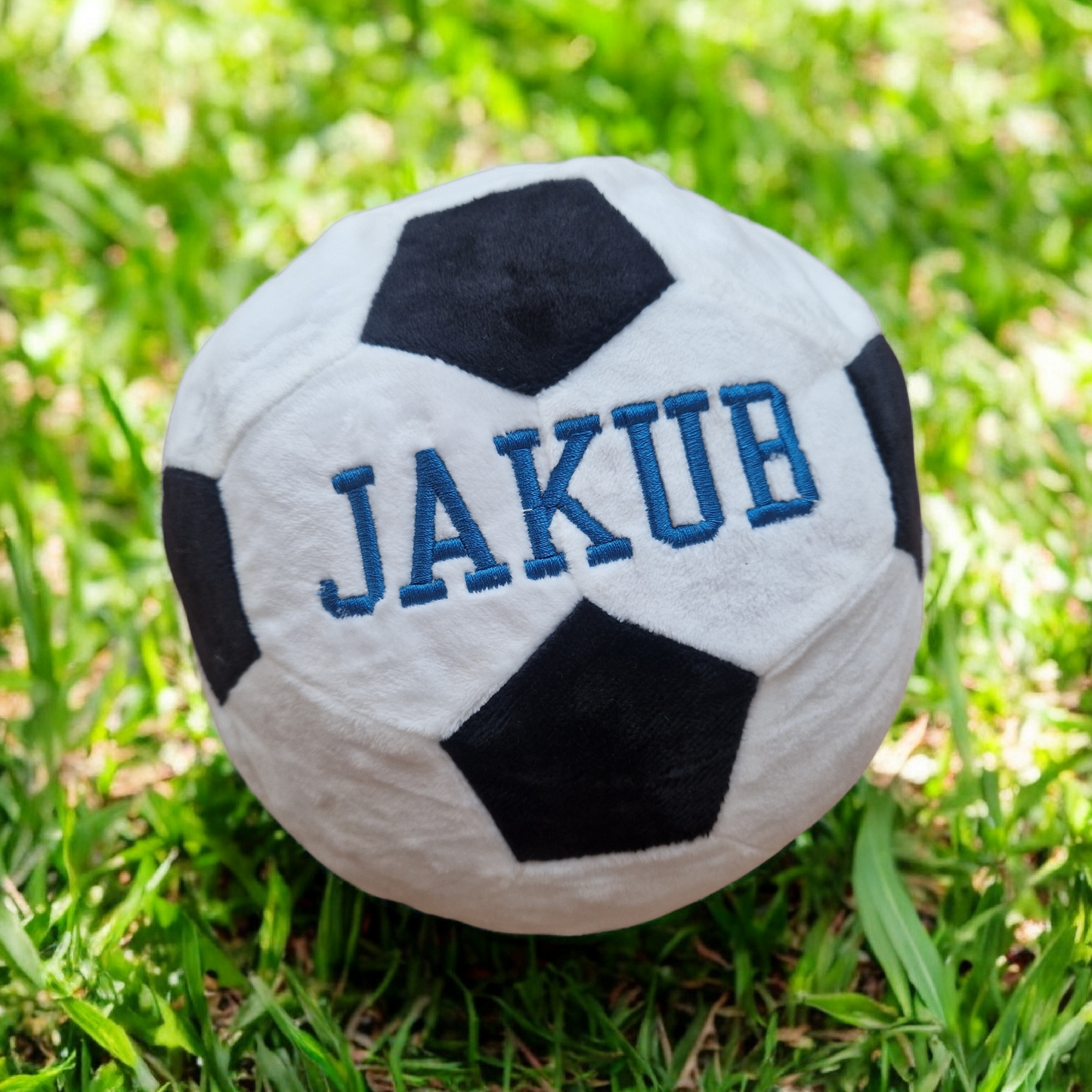 Embroidered Football Plush