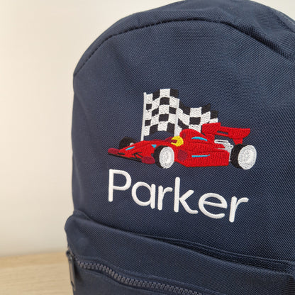 Race Car Backpack