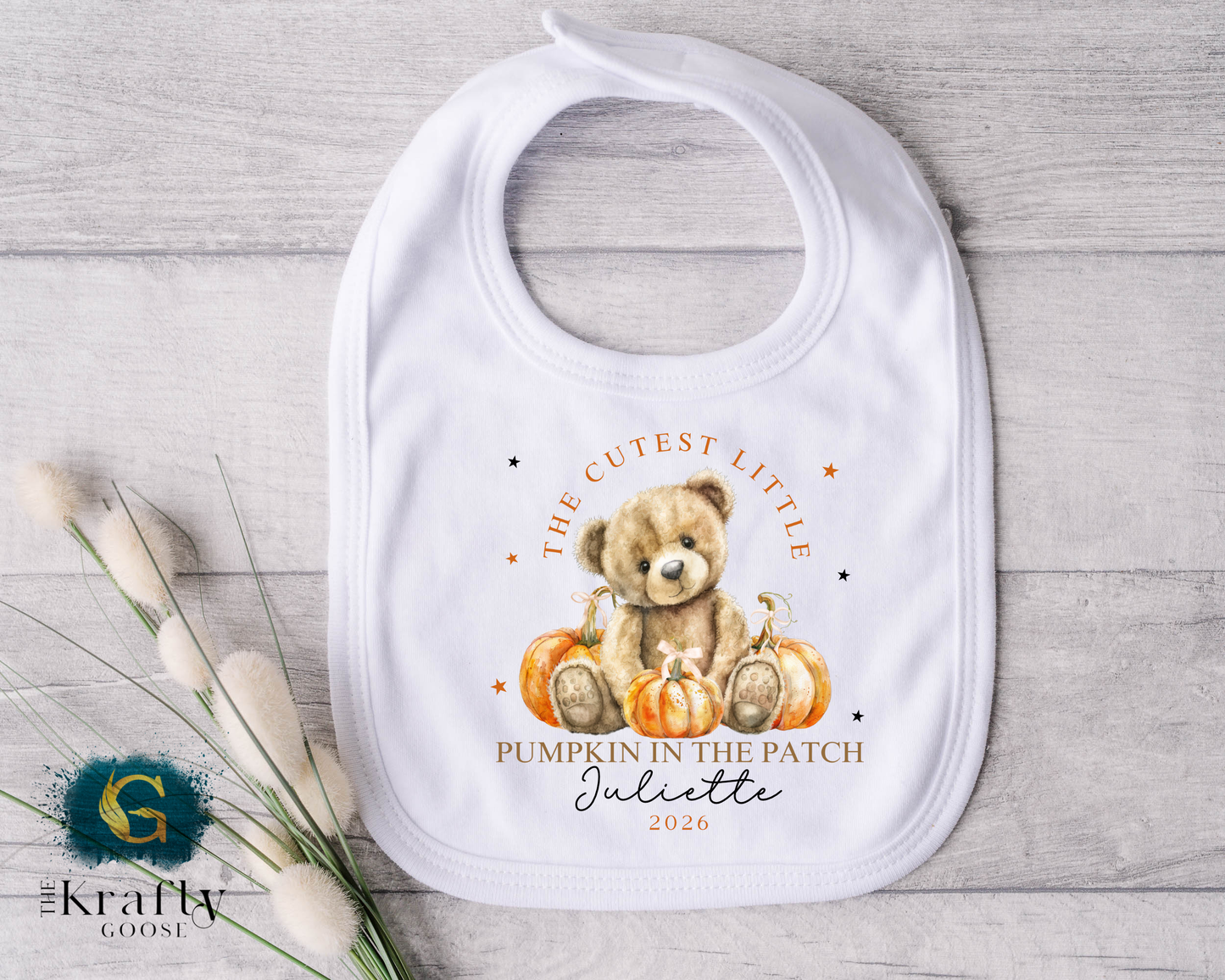 Cutest Pumpkin in the Patch - Teddy Bear Design