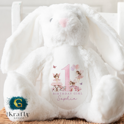 1st Birthday Bunny - Fairy 1st Birthday Bear