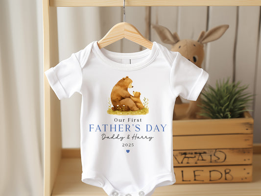 First Father's Day - Cuddly Teddy Bear Design