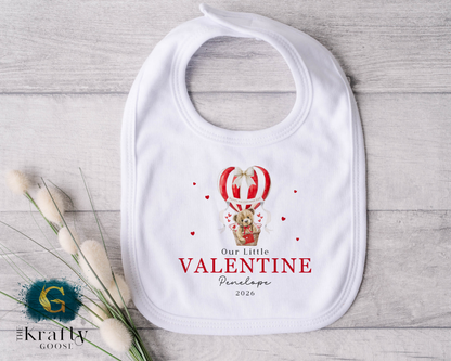 Our Little Valentine - Teddy Hot Air Balloon Design