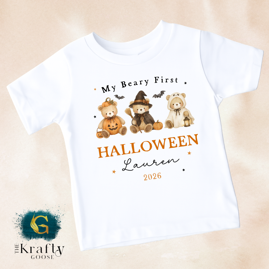My Beary First Halloween  - Cute Teddy Bears Design