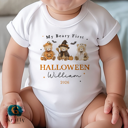 My Beary First Halloween  - Cute Teddy Bears Design