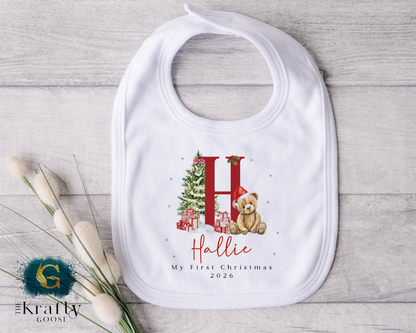 Cute Teddy Bear Alphabet - First Christmas