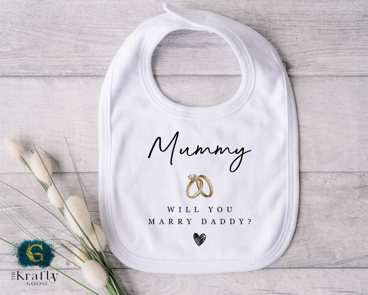 Mummy Will You Marry Daddy - T-Shirt - Vest - Sleepsuit Romper