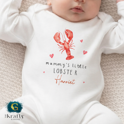 Mummy's Little Lobster - Sleepsuit Romper - Vest - T-Shirt - Sweater