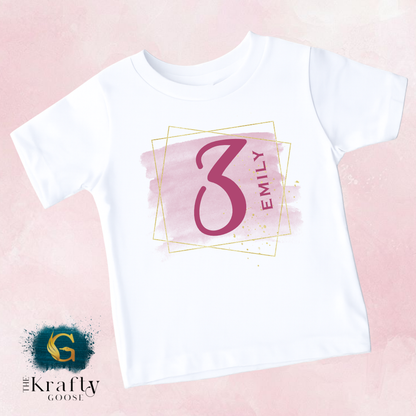 Colour Splash Birthday T-Shirt or Sweatshirt