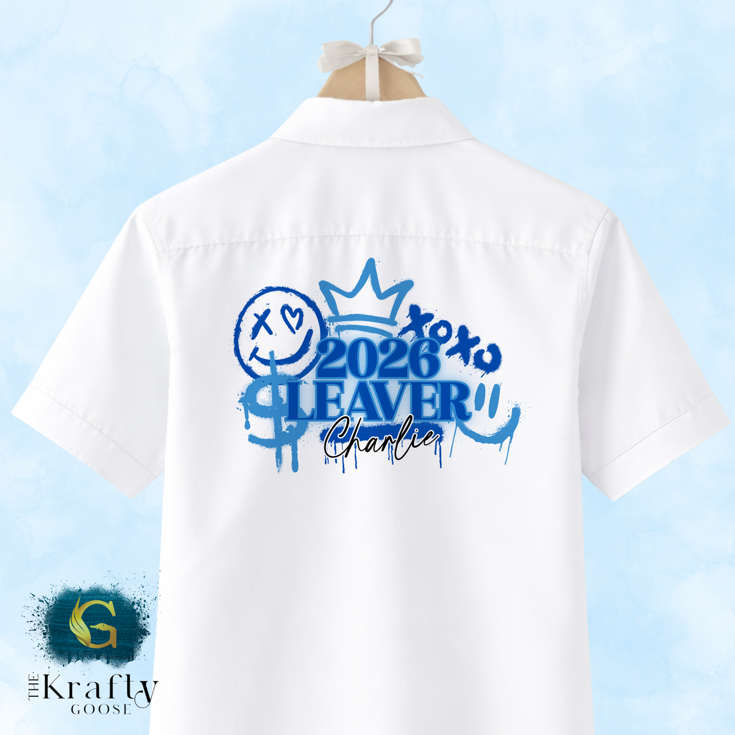 Graffiti Style Leavers Shirt - Class of 2026 Leaver
