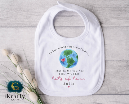 To The World You are a Father Design - T-Shirt - Vest - Sleepsuit Romper - Sweater