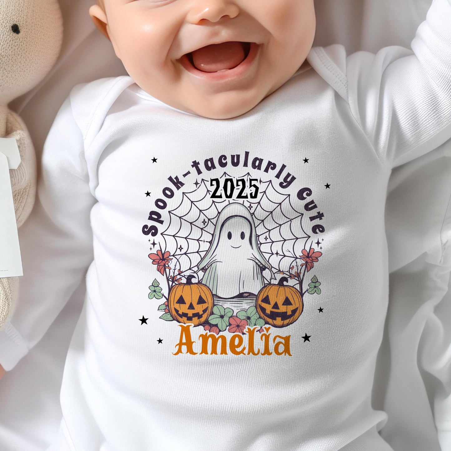 First Halloween - Spider Web Design