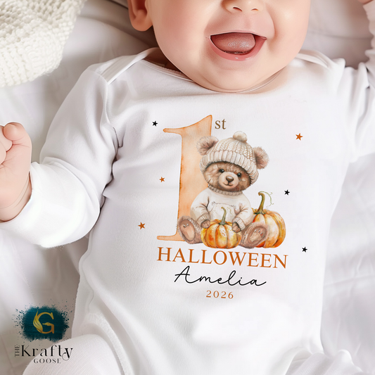 First Halloween - Cute Teddy Design