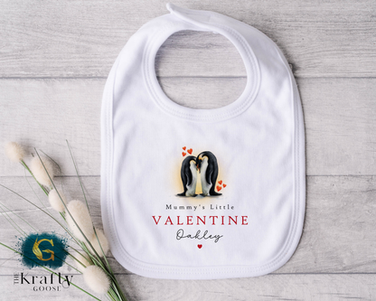 Our Little Valentine - Penguin - Sleepsuit Romper - Vest - T-Shirt - Sweater
