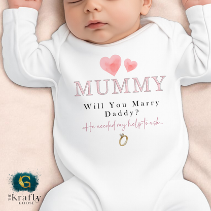 Mummy, Will You Marry Daddy? - Pink Hearts