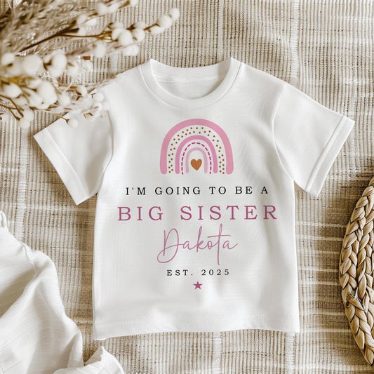 I'm Going To Be a Big Sister - Rainbow Design