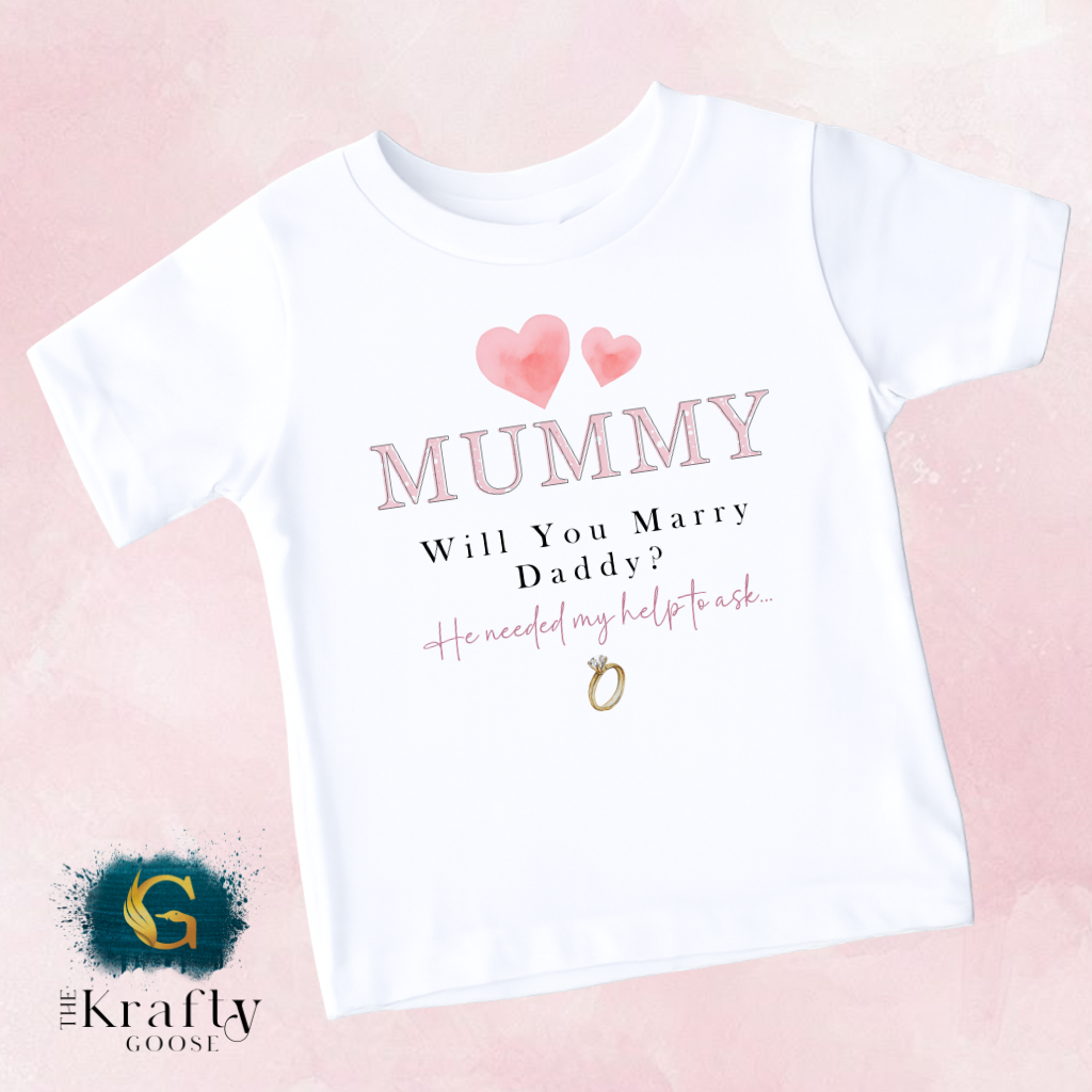 Mummy, Will You Marry Daddy? - Pink Hearts