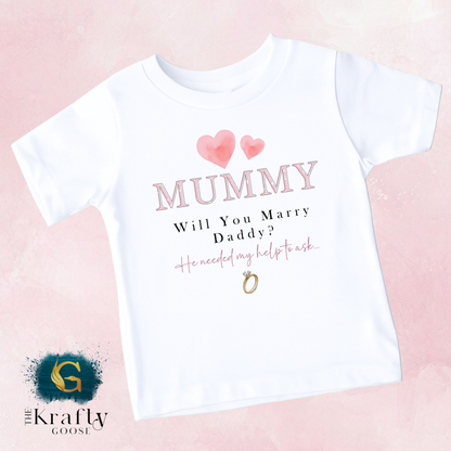 Mummy, Will You Marry Daddy? - Pink Hearts