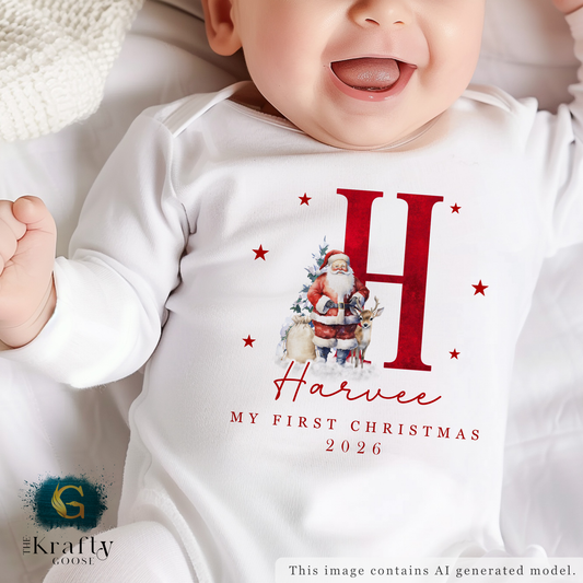 Santa Alphabet Design - My First Christmas