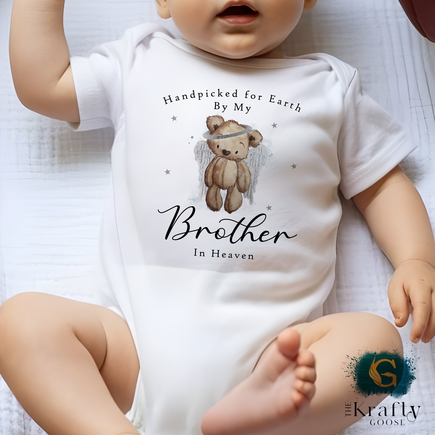 Handpicked For Earth Baby Outfit - Romper, Vest and Bib