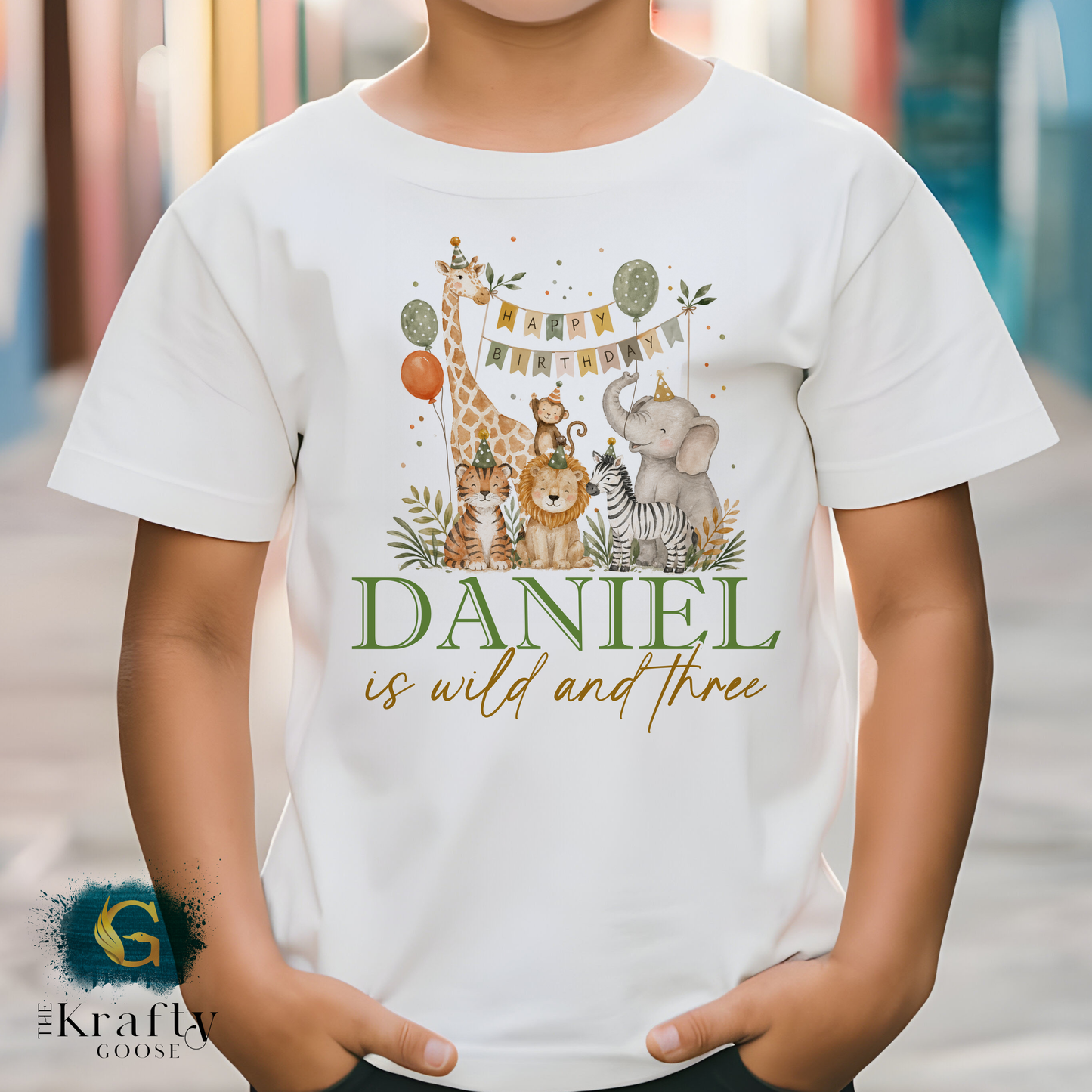 Jungle Safari Birthday T-Shirt or Sweatshirt - Any Age