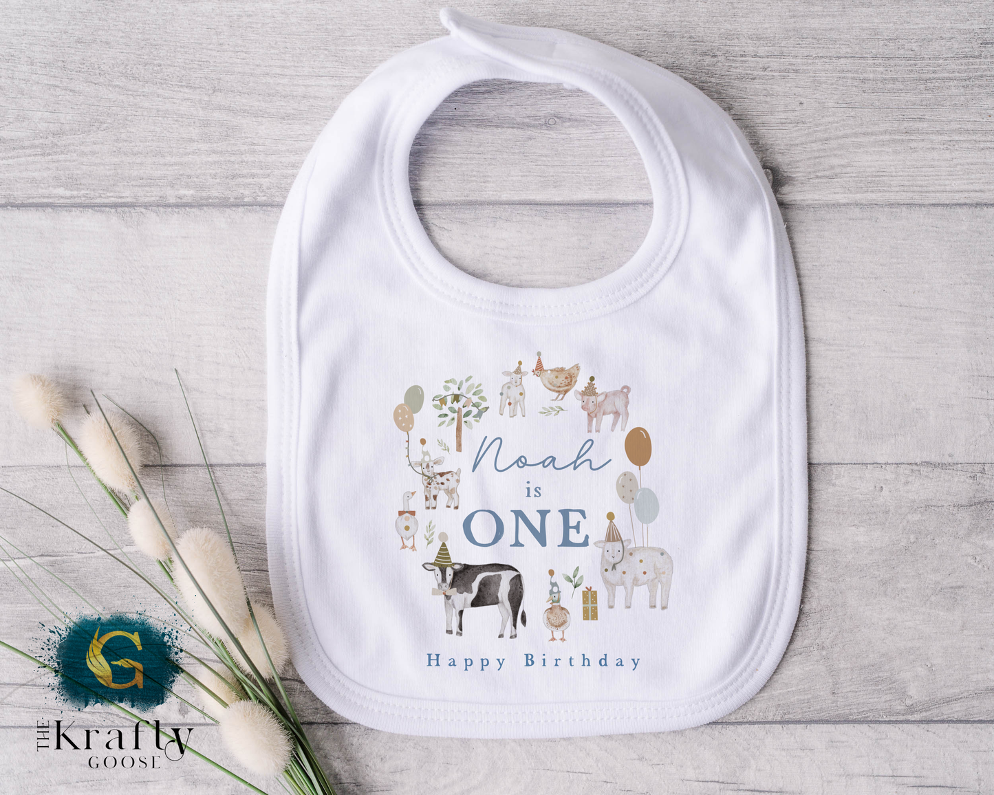 Farm Animals Birthday Outfit - T-Shirt, Sweatshirt, Baby Romper Vest Bib