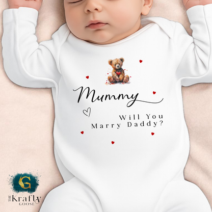 Mummy, Will You Marry Daddy? - Teddy Bear Design