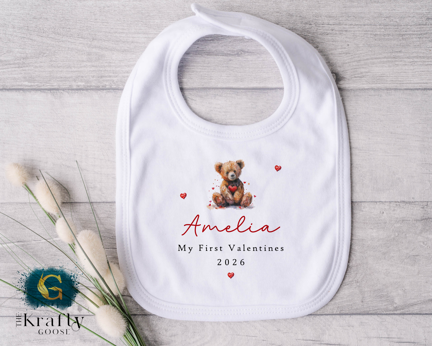 Vintage Bear - My First Valentines