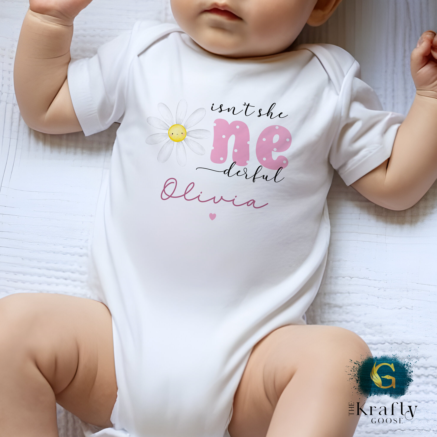 Isn't She ONE-derful Birthday - T-Shirt, Baby Outfit or Sweatshirt