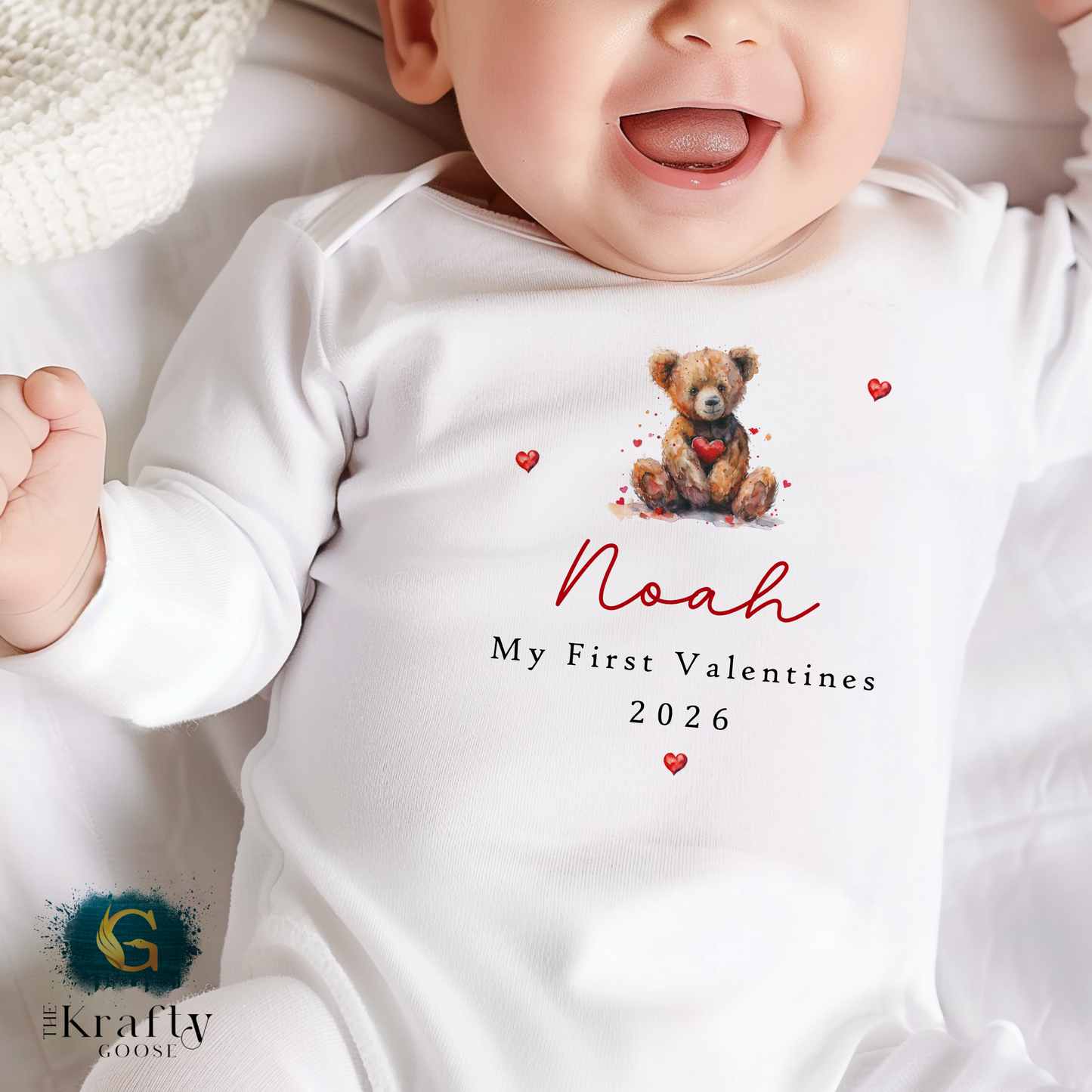 Vintage Bear - My First Valentines
