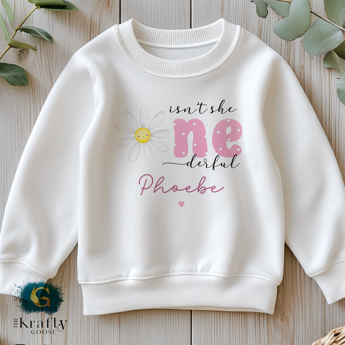 Isn't She ONE-derful Birthday - T-Shirt, Baby Outfit or Sweatshirt