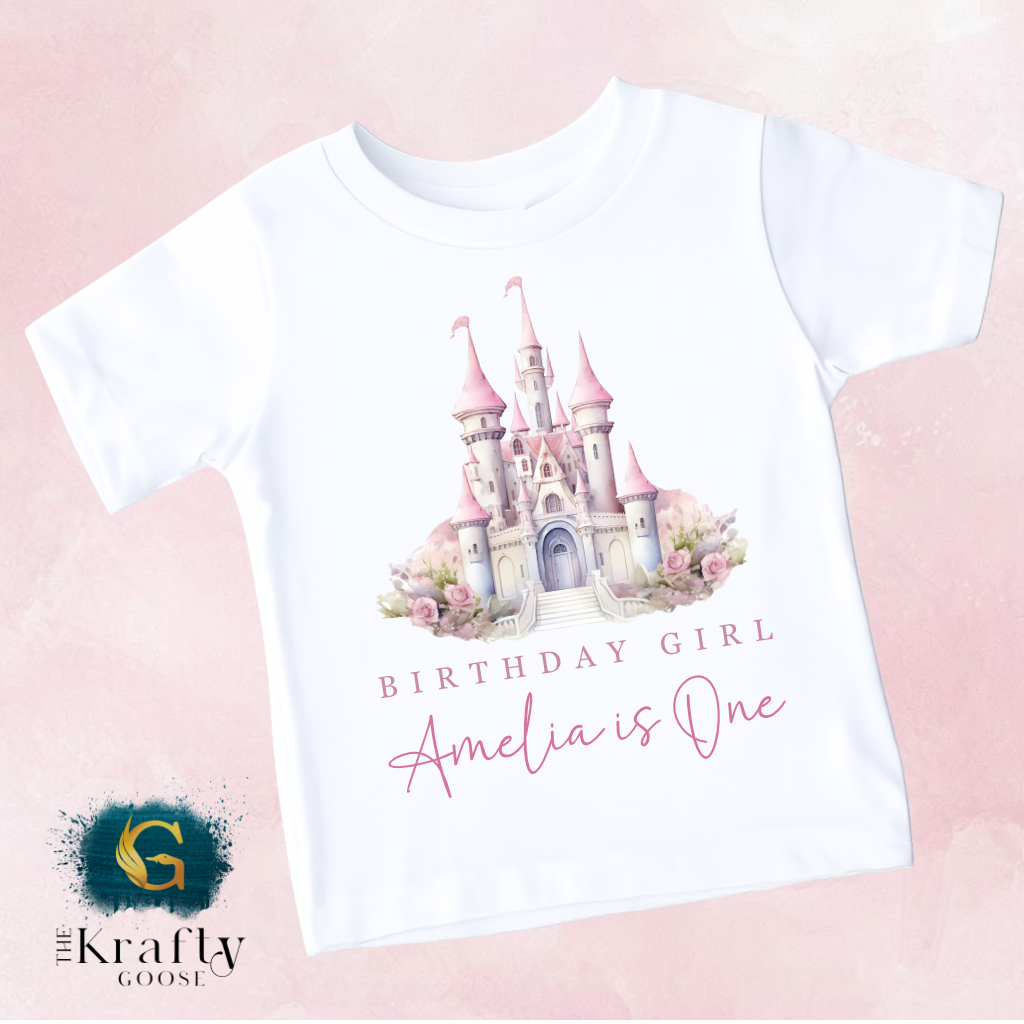 Princess Castle Birthday T-Shirt