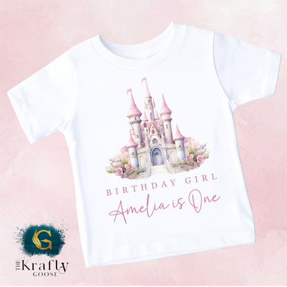 Princess Castle Birthday T-Shirt