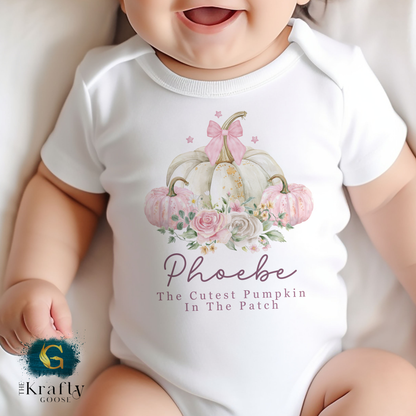 Pumpkin in the Patch - Pink Design